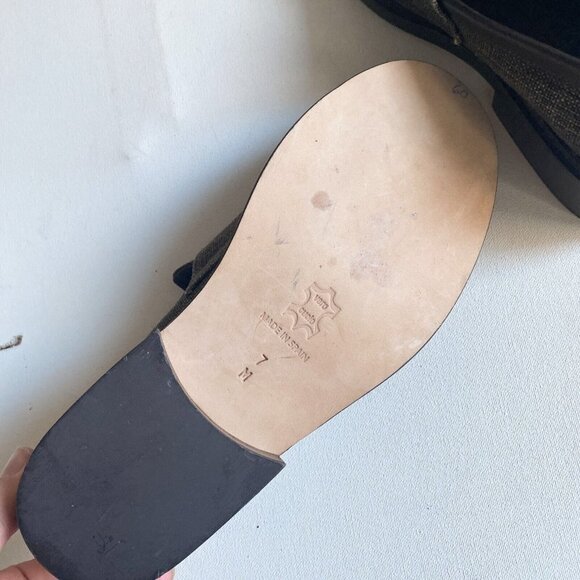 Vintage  Early 2000s DKNY Canvas Upper Classic Loafers 7M - Picture 7 of 9